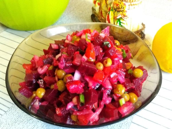 винегрет с горошком