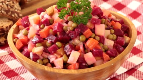 винегрет рецепт классический с горошком