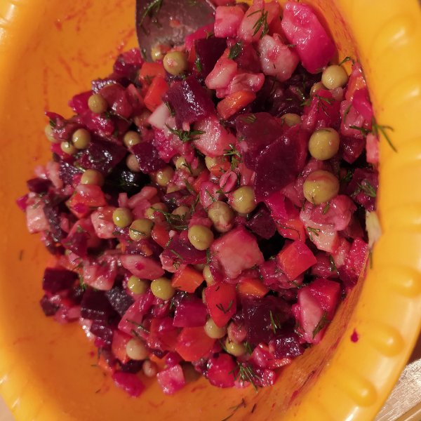 винегрет рецепт классический с горошком