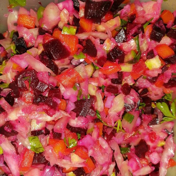 винегрет с квашеной капустой