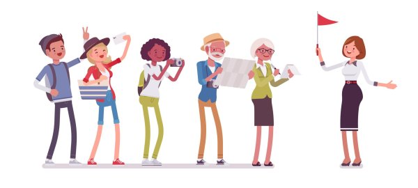 экскурсовод мультяшный