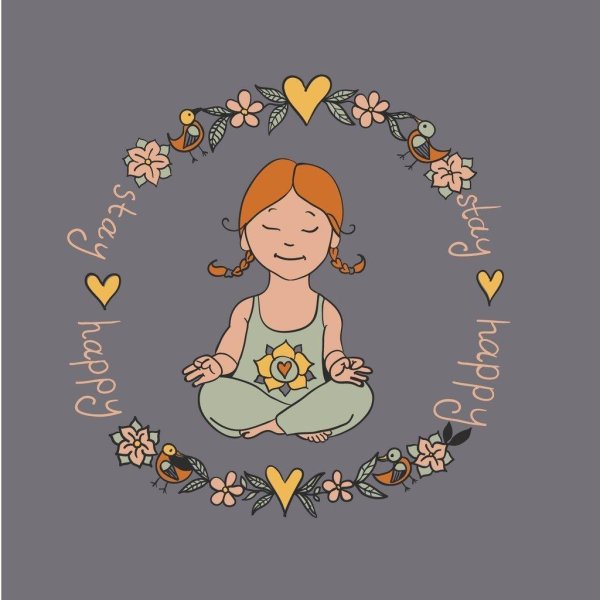 рисунок йога