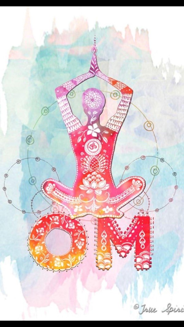 йога ом лотос намасте мандала