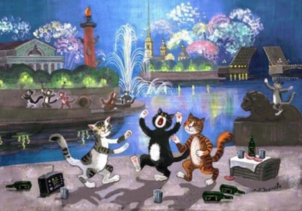 коты художницы татьяны родионовой