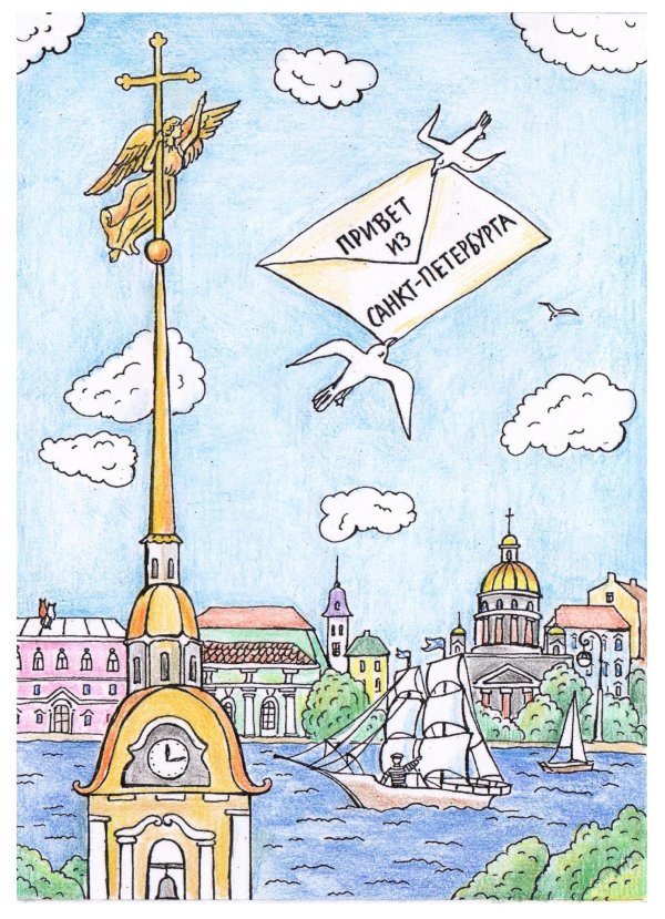 санкт петербург рисунки