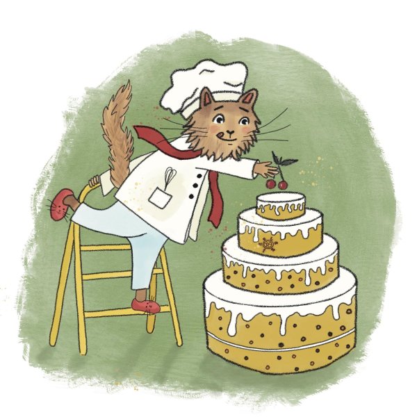 иллюстрация кот