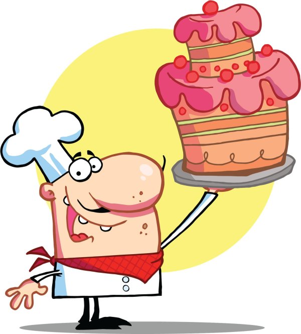 кондитер иллюстрация