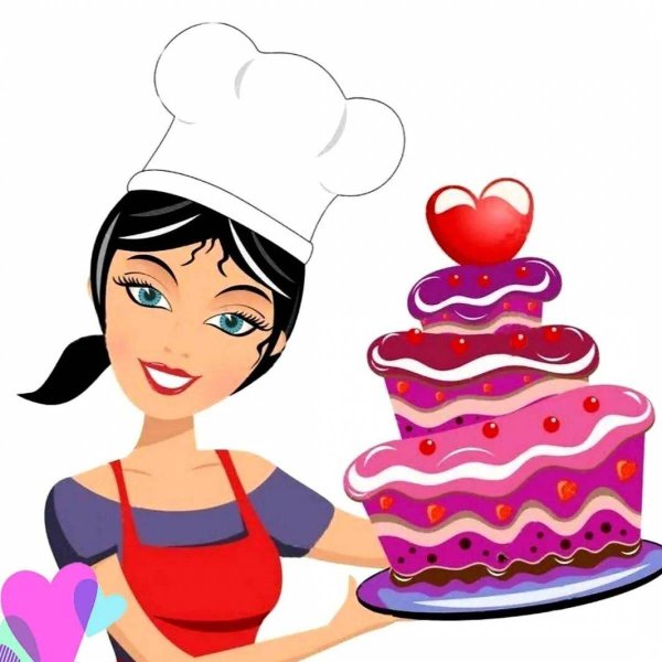 девушка кондитер