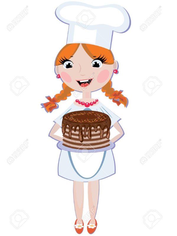 кондитер иллюстрация