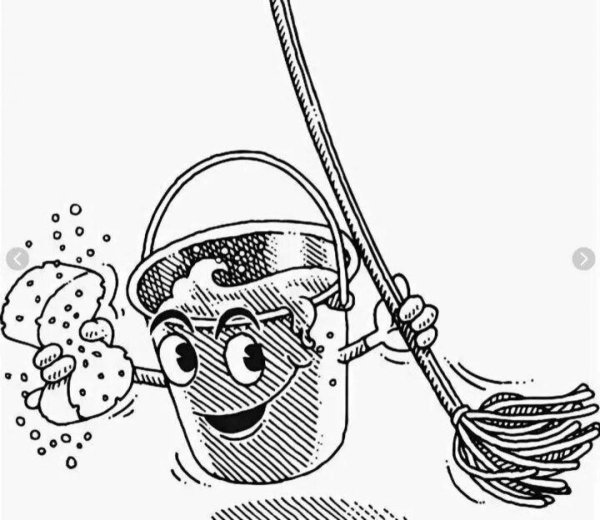 ведро со шваброй