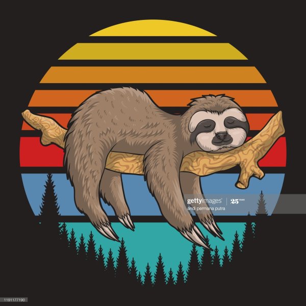 ленивец вектор