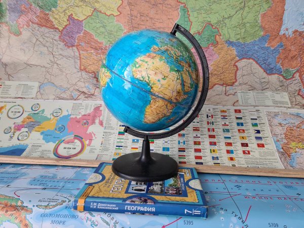 глобус физический globen классик 210 мм