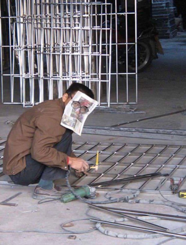 прикольный сварщик