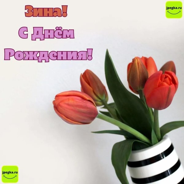 зина с днем рождения