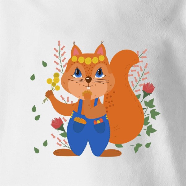 футболка белочка