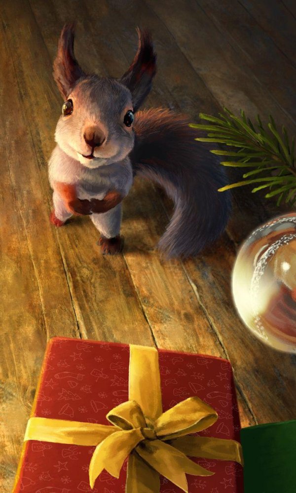 новогодние белки