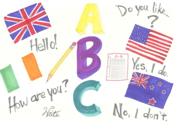 английский язык рисунки