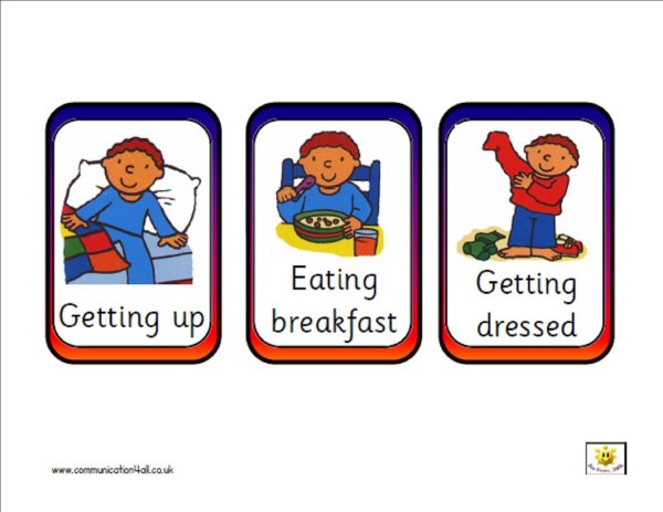 карточки daily routine