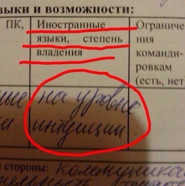 смешные замечания