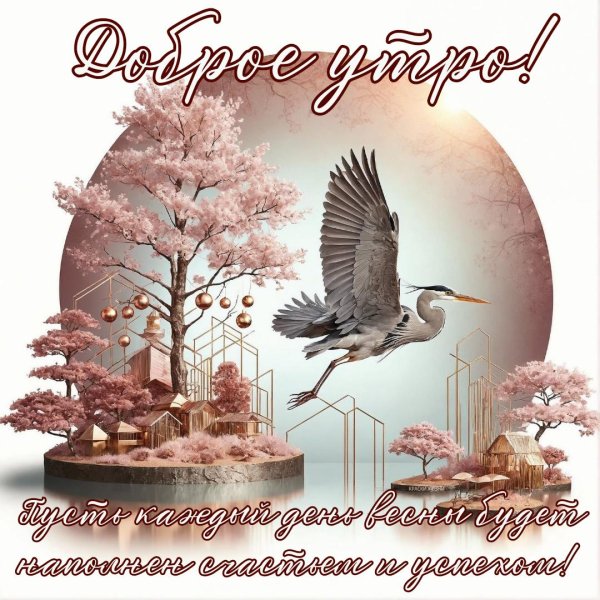 открытки с добрым утром с птицами