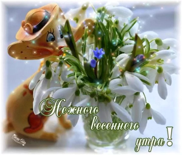 с добрым утром весна открытки