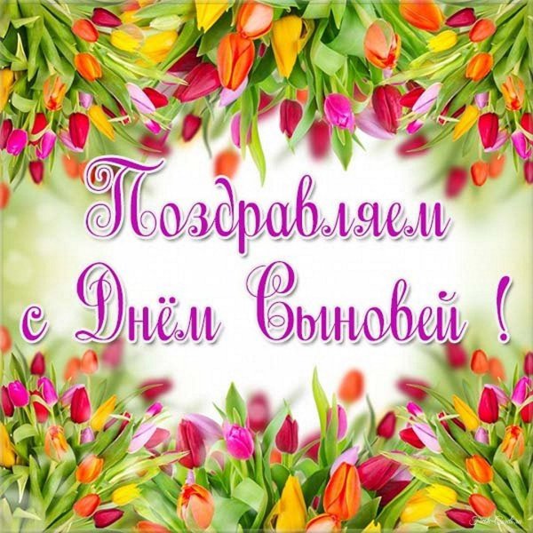 фон с тюльпанами