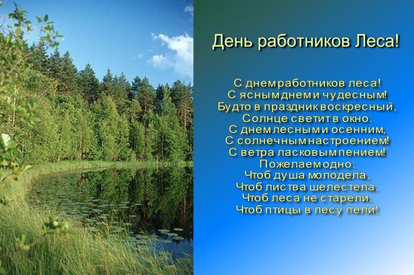 поздравления с днём работника лесного хозяйства