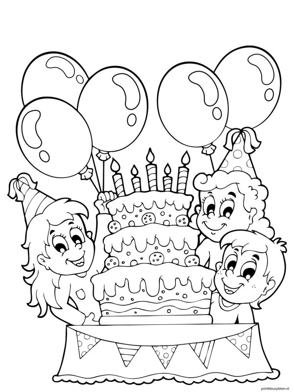 праздник раскраска