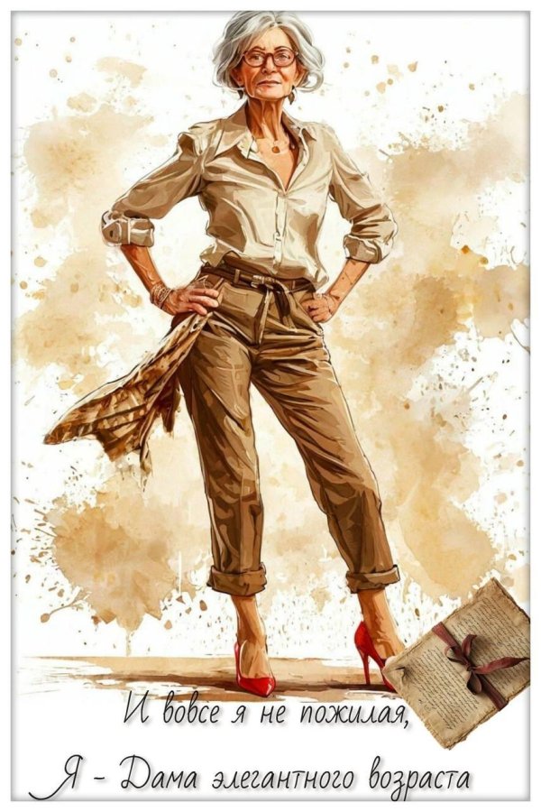 пожилая дама