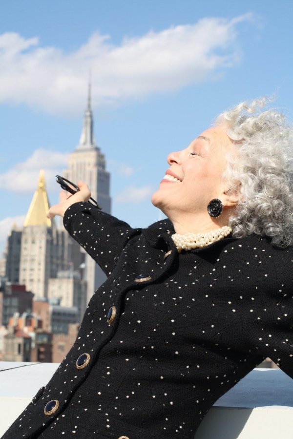 модная старушка