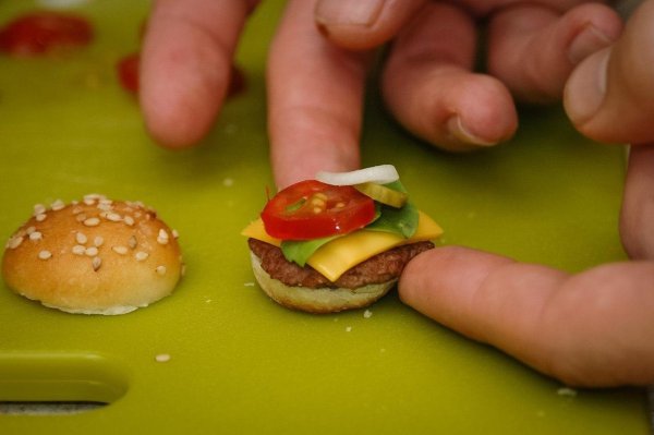 мини гамбургеры