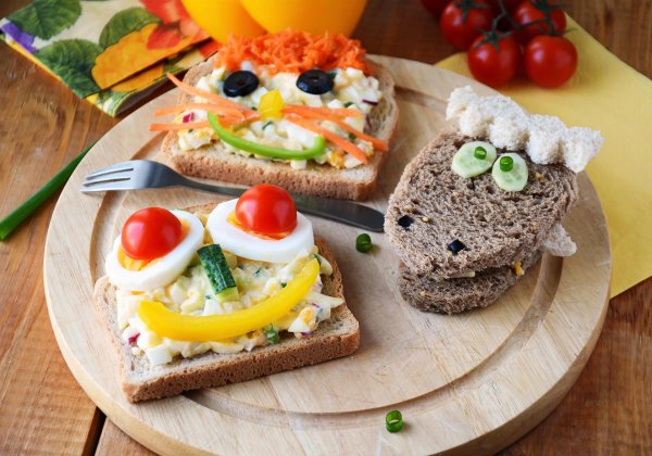 завтрак бутерброды