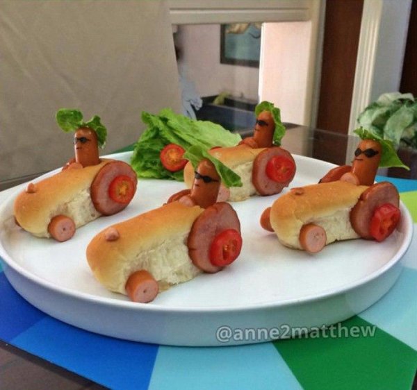 блюдо из сосисок