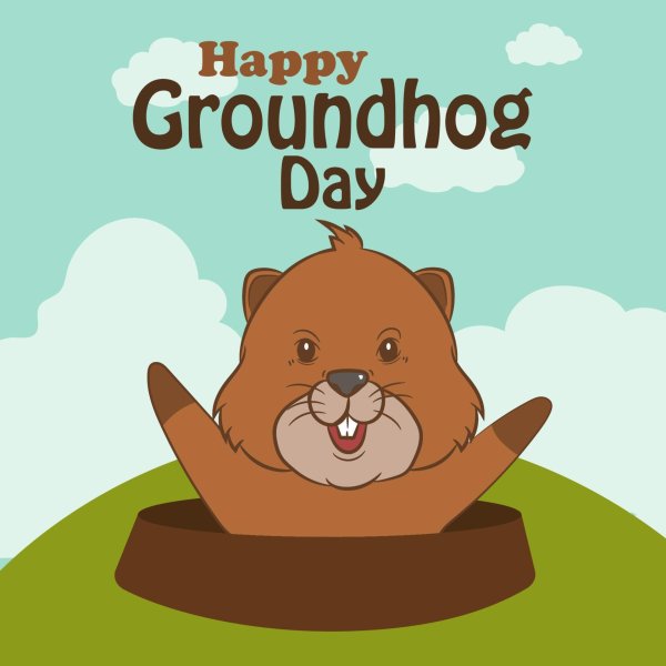 groundhog illustration