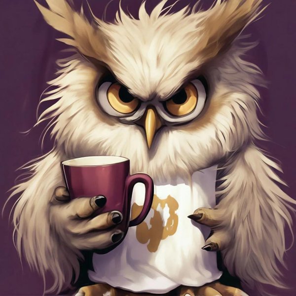 сова невыспавшаяся