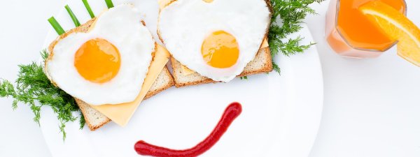 яичница завтрак