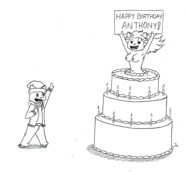 рисунок на день рождение