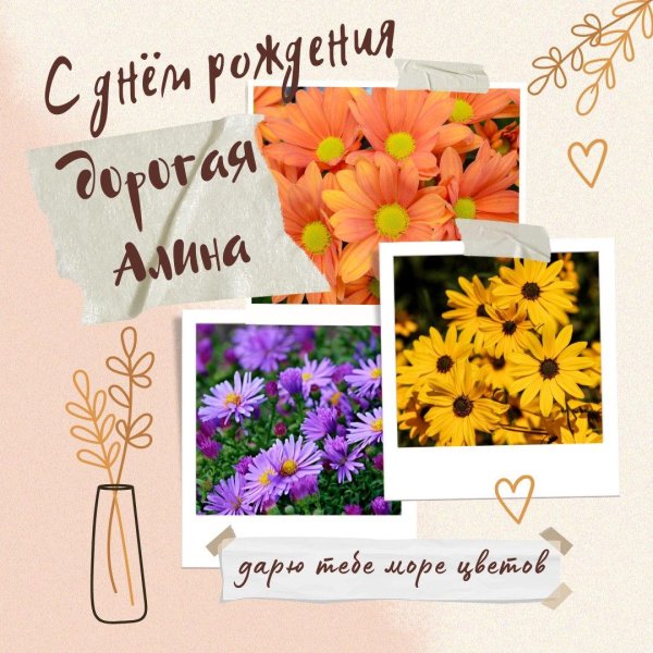 алина с днем рождения