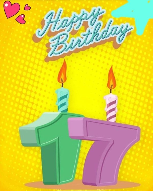 happy birthday 17 years