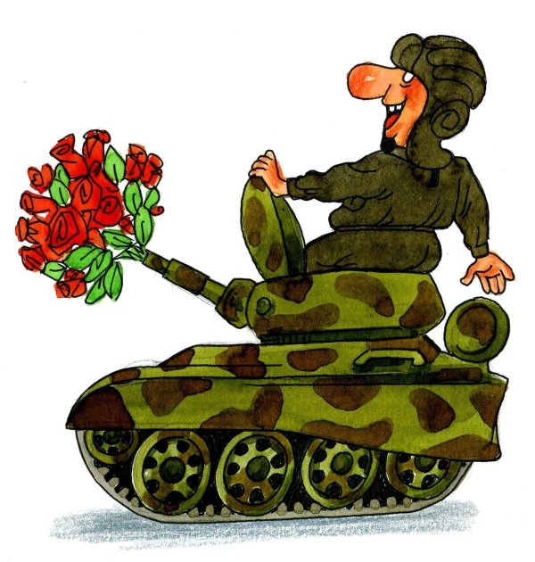 танкист рисунок