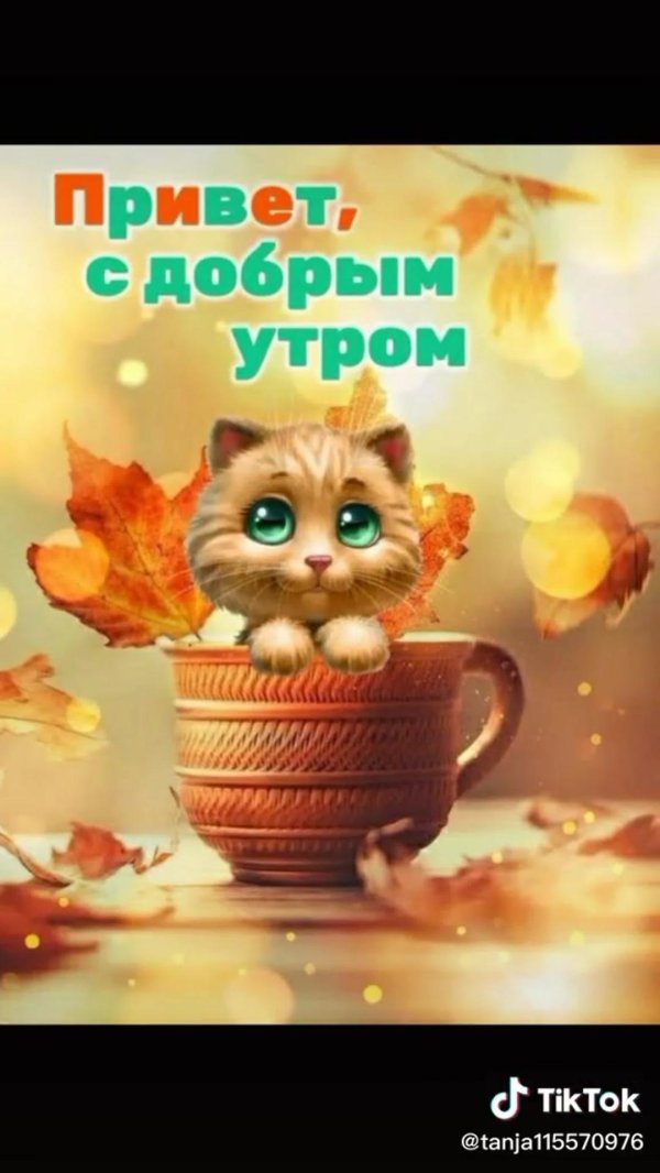 доброго утра открытка