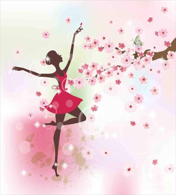 балерина цветок