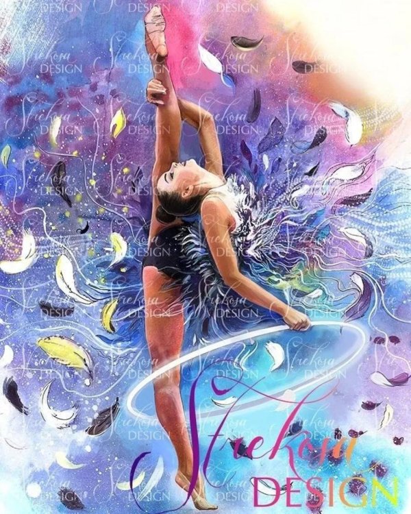 художественная гимнастика рисунки