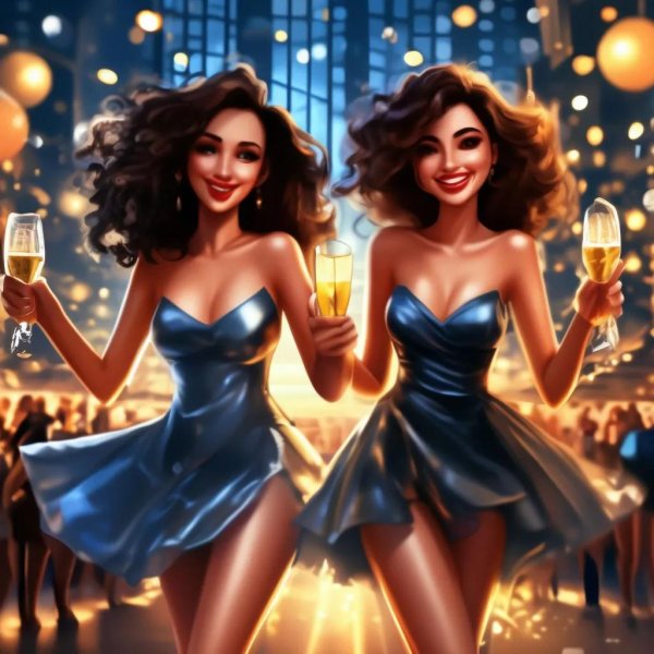 две подружки