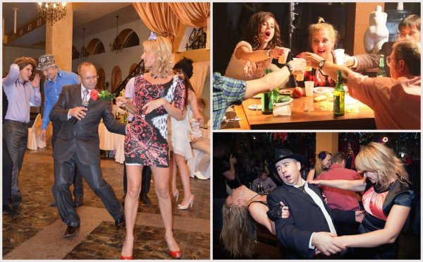 пьяное застолье