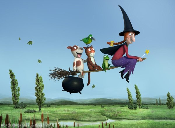 мультфильм room on the broom