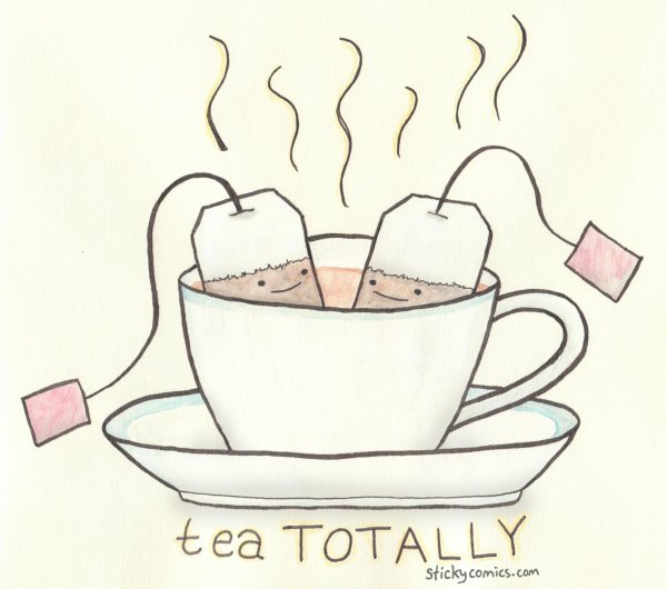 рисунок чайного пакетика