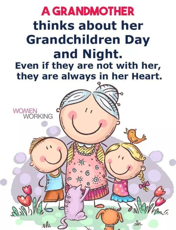 мультяшная бабушка