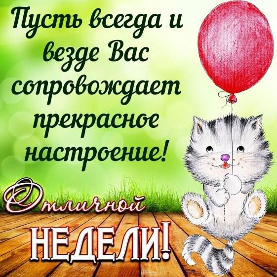 прекрасной недели
