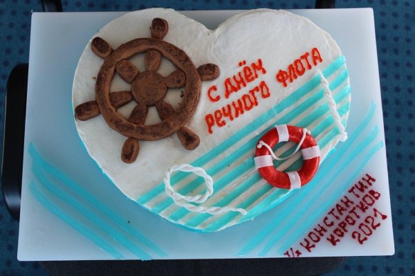 торт морская тематика